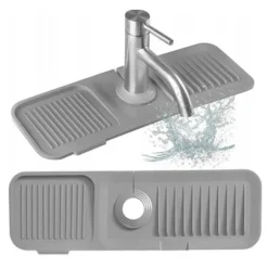 Universal avloppsmatta i silikon för diskho 45 x 14 cm BRUNBESTE BB-3329 grå