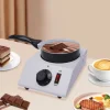 Uppvärmd chokladsmältgryta, elektrisk tempereringsmaskin, non-stick, 40 W, 220 V