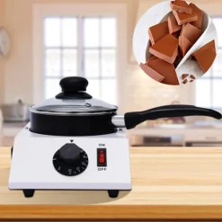 Uppvärmd chokladsmältgryta, elektrisk tempereringsmaskin, non-stick, 40 W, 220 V