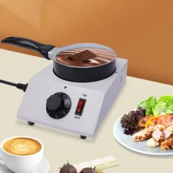 Uppvärmd chokladsmältgryta, elektrisk tempereringsmaskin, non-stick, 40 W, 220 V