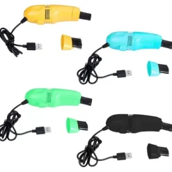 USB Mini-datortangentbordsdammsugare PC Laptop-borste Dammrengöringssats