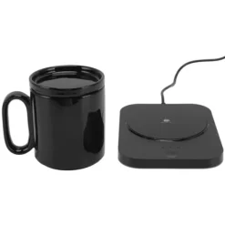 USB Smart Muggvärmare med 3 värmeinställningar - Svart