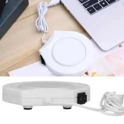 USB-anslutningsvärmare vakuumkoppmatta varmare underlägg för kontorsmjölkkaffe