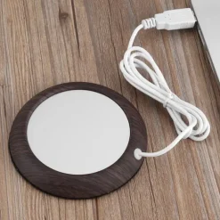 USB-koppvärmare - Mörk träkorn