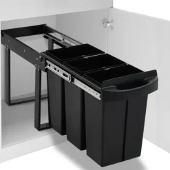 Utdragbar sophink mjuk stängning 36 L - Inbyggd Sophink - Inbyggda Sophinkar - Home & Living