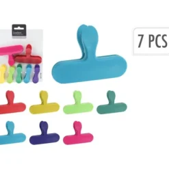 Utmärkt husgerådsförvaringsklämma 7 delar