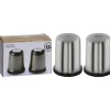 Utmärkt hushållsredskap Peppar- och saltset i rostfritt stål