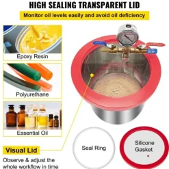 220V - Multifunktionspump för vakuum - 4 Cfm undervakumpump för kylmedel