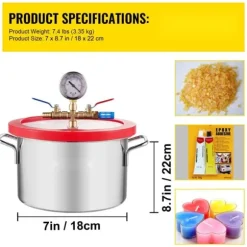 220V - Multifunktionspump för vakuum - 4 Cfm undervakumpump för kylmedel