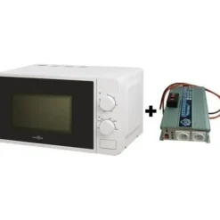 24/220V 1200W spänningsomvandlarpaket med fjärrkontroll - Hign One 220V 20L 700W mikrovågsugn