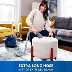 VACMASTER - ÅNGSTÄDARE FÖR FLÄCKAR PÅ MATTA OCH SOFFA - 500W - BLÅ