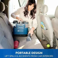 VACMASTER - ÅNGSTÄDARE FÖR FLÄCKAR PÅ MATTA OCH SOFFA - 500W - BLÅ