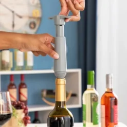 Vakumpump och vinkorkar Winuum InnovaGoods (4 kåpor)