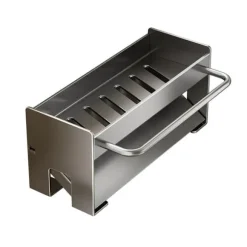 Vaskhållare i rostfritt kolfiberstål för disktrasor och redskap