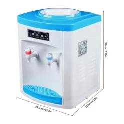 Vattenautomat - Bordsdispenser - Varm & Kall - Elektrisk 220V - För Hem & Kontor - Blå