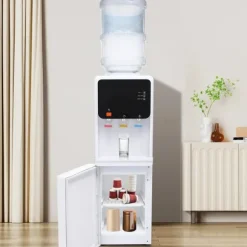 Vattenautomat - Bordsdispenser - Varm & Kall 220 V - För Hem & Kontor - Kompakt - Vit