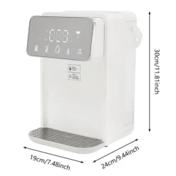 Vattenautomat, Omedelbar Varmt Vatten, Digital Temperaturkontroll,220V, VIT, EU