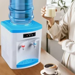 Vattenbehållare, Energisparande, Stort Kapacitet, Varmt och Kallt Vatten, Kompakt Design, Bordplacering