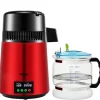 Vattendestillator, 4L kapacitet, tids- och temperaturdisplay, Vinröd