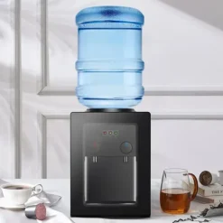 Vattendispenser - Bänkmodell - Varmt/Kallt Vatten - Spänning 220V 50Hz - 550W Värme, 75W Kyla - Flöde 4 L/h ≥90°C, 1 L/h ≤15°C - Svart