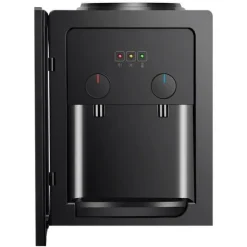 Vattendispenser - Bordsmodell - Varmt & Kallt Vatten - 220V 50Hz - Uppvärmning 550W, Kylning 75W - PP-hölje - Svart