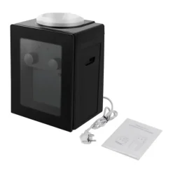 Vattendispenser - Bordsmodell - Varmt & Kallt Vatten - 220V 50Hz - Uppvärmning 550W, Kylning 75W - PP-hölje - Svart