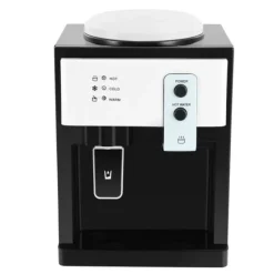 Vattendispenser & vattenkylare - HS-09 Bordsmodell - Varm & kall - 550W uppvärmning - 75W kylning - Avtagbar design - PP & 304 rostfritt stål - Vit