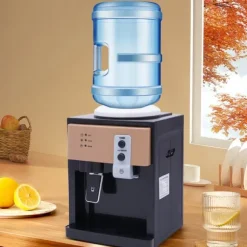 Vattendispenser, varmt och kallt vatten, rostfritt stålkonstruktion