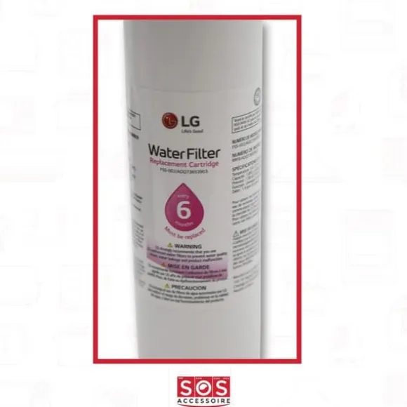 Vattenfilter - LG - BL9808 - Renhet och Doftfri - 235x50mm - 1892L