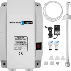 Vattenflaskadispenser, 1 gallon/min flödeshastighet, 40 PSI tryck, dubbla säkerhetsbrytare,En rörtyp 2