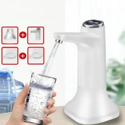 Vattenflaskdispenser USB-laddning Automatisk elektrisk dricksvattenpump för kontorsskola