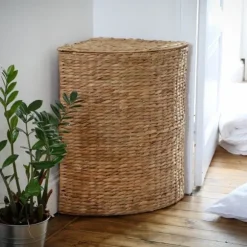 Vattenhyacint hörntvättkorg - H66 cm