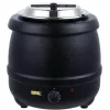 Vattenkokare för buffelsoppa. 10 liter. Svart