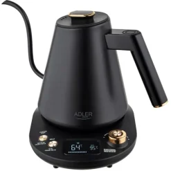 Vattenkokare med lång pip LED-display och temperaturkontroll 1,0L