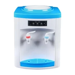 Vattenkylare, varm- och kallvattenutmatning, indikatorlampor,Blå