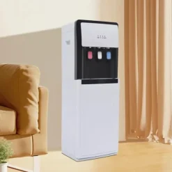 Vattenkylare, varm och kallt vatten, bottenlastad design,VIT