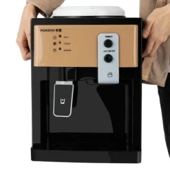 Vattenkylare/Vattendispenser - Bordsmodell - 5 Gallon (18,9 L) - Varm & Kall 8–90 °C - Plast - Champagne