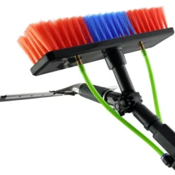 Vattenmatat Teleskopskaft för Fönsterrengöring m. Tillbehör 7,35 m