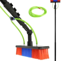 Vattenmatat Teleskopskaft för Fönsterrengöring m. Tillbehör 7,35 m