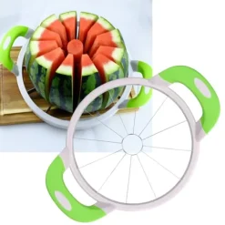Vattenmelon Skärare Manuell Rostfri Fruktskärverktyg För Hemresor Camping Picknick Och Kontor Stor
