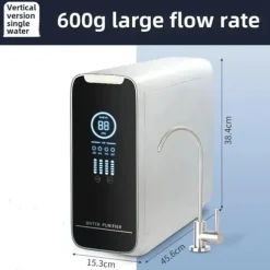 Vattenrenare, 600G flödeshastighet, 88 PPM TDS,600G