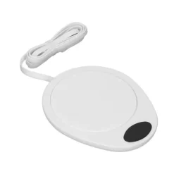 Vattentät elektrisk USB-muggvärmare för keramiska kaffekoppar - Vit