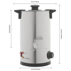 Vaxsmältare, Temperaturkontroll, Stort kapacitet,8L