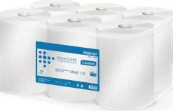 VELVET Professional Maxi cellulosarullhanddukar, 2-lagers, 478 ark, 6 st., vita