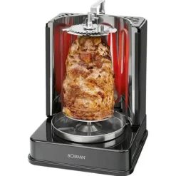 Vertikalt spett - BOMANN - DVG 3006 CB Svart - 1400 Watt - Blinkers - Fettfri grill