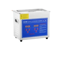 VEVOR Ultraljudsrenare, Hög Ultraljudseffekt, Digital Kontroll, Hållbar Rostfritt Stål,20A