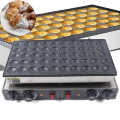 Våffeljärn - Våffelmaskin - Professionell - 50 hål - Nonstick-beläggning - 110/220 V - Elektrisk