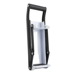 Väggmonterad burkkross stark metall, mjukt handtag halkfri matta Lättkrossande burkkross för plåtbjörn, burk vit