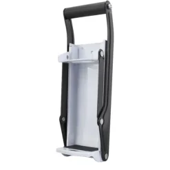 Väggmonterad burkkross stark metall, mjukt handtag halkfri matta Lättkrossande burkkross för plåtbjörn, burk vit