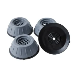 Vibrationsdämpande fötter till tvättmaskin/torktumlare Grå 8-pack